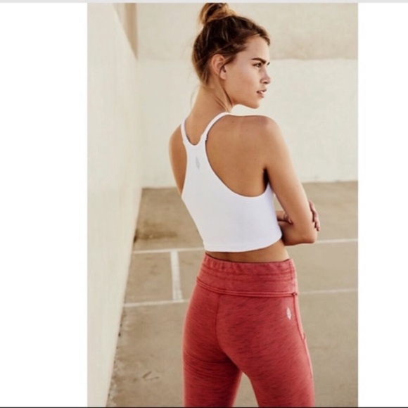 Free People Cropped Tank M/L in White - Picture 3 of 7